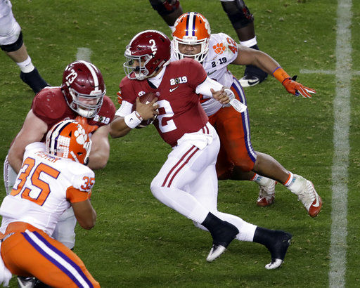 Jalen Hurts in 2019